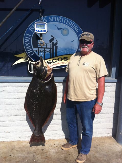 Erna B Sportfishing Channel Islands California 48.9lb California Halibut